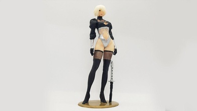 2b model printing woman glamour girl pretty elegant young body character fashion game female art sculptures anime 3d print model - Mito3D