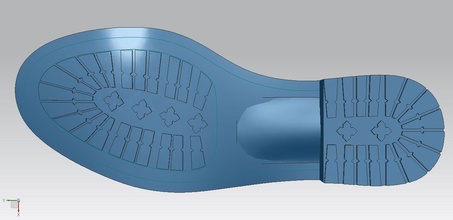 2d 3d çizme tek ayakkabı tabanı son maket taban astarı sanat matematiksel 3d print model - Mito3D