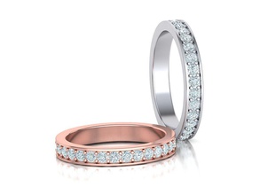 2mm stones full eternity band ring jewelry fashion rings stone engagement wedding diamond usa uk europe canada mexico belguim printable 3d print model - Mito3D