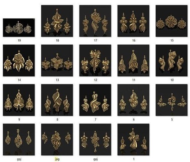 3000 Türk örgü takı küpe kolye bilezikler mücevher elmas altın yüksek İtalyan modeller tel kuveyt sade tasarımlar bilezik 3d print model - Mito3D