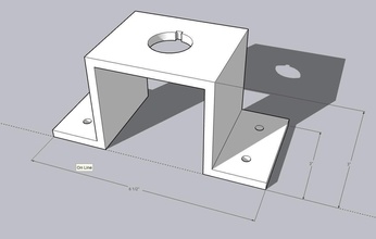 30mm switch bracket mechanical ab hobby diy parts 3d print model - Mito3D