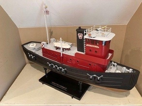 32nd scale rc tugboat rcboat rctugboat radiocontrolled modelboat hobby diy 3d print model - Mito3D