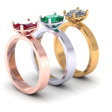 330 female ring earrings kolco sergi dlya pechati 3dmodel printable sterling fashion jewelry rings 3d print model - Mito3D