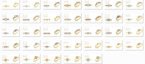 33 solitaire ring a granel 3dm stl de procesamiento detalle la impresión 3d modelo joyería solitairering los anillos womenring diamondring imprimible compromiso boda oro 3d print model - Mito3D