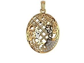 360 kolye altın takı yazdırılabilir elmas yüzük tasarım mücevher moda güzellik safir nişan yakut çap bileklik düğün 3d print model - Mito3D