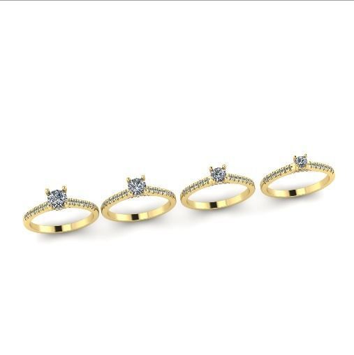 397 ring stones earrings kolco sergi dlya pechati 3dmodel printable sterling fashion silver engagem platinum jewellery engagement jewel jewelry rings missfox dekoracia 3D print model - Mito3D