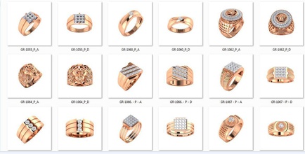 39 caballeros masculino compromiso boda anillo 3dm jcd imprimible oro joya joyería brillante diamante anillos restringir cuadro pesado abultar colección deshierbe 3d print model - Mito3D