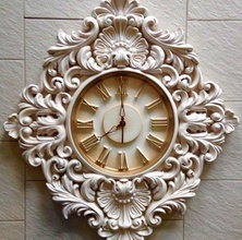 3 expediente of madera tallado reloj general decoración hora pared casa 3d print model - Mito3D
