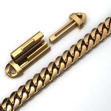 3 mm miami cubano collegamento catena braccialetto collana monaco linkchain oro argento gioiello gioielleria 3dprint stampabile diamante chocker gemma 3d print model - Mito3D