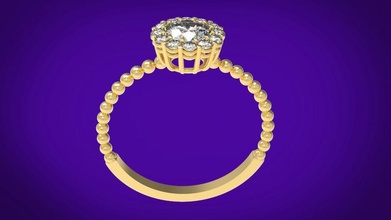 3 modelo mulheres anéis anel jóias jóia ourivesaria civil que incide freejewel 3dmodeljewel garota a moda gem de prata luxo printable brilhantes riqueza bronze casamento pingente 3d print model - Mito3D