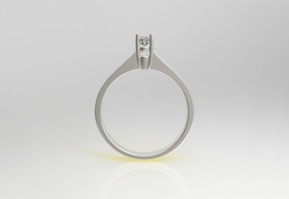3 anillos de la impresión 3d modelo joyería anillo amatista imprimible prendas vestir engagem compromiso el diamante oro esmeralda brazalete zafiro cristal moda y belleza cad mineral gem los 3d print model - Mito3D