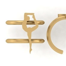 3d model Jimnastik yüzük altın gümüş Altın gül platin takı yazdırılabilir mücevher düğün nişan elmas moda Sanat tasarım matris gergedan yüzükler 3d print model - Mito3D
