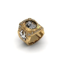 3d model anillo rosa oro diamantes joya joyería plata imprimible boda compromiso moda modelo diseño matriz rinoceronte diseñador anillos 3d print model - Mito3D