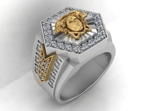 3d-model ring jewel jewelry jewellry jewellery gold silver printable engagement fashion 3d model design matrix rhino designer rings 3d print model - Mito3D