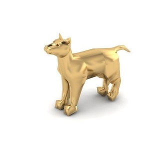 3d model Tigre decoracion oro plata platino joya joyería Arte Moda lujo diseño modelo matriz rinoceronte diseñador 3d print model - Mito3D