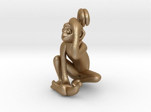 3d-scimmie 167 gioielli giappone animale la scimmia scimpanzé savannah ciondoli 3d print model - Mito3D