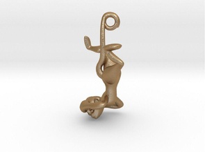 3d-monkeys 174 jewelry japan monkey animal cute chimpanzee savanne pendants 3d print model - Mito3D