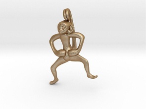 3d-monkeys 203 jewelry animal monkey cute japan chimpanzee savanne pendants 3d print model - Mito3D