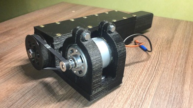 3d printable doğrusal aktüatör servo indirgeme vites kutusu robot robotik kasnaklar kemer dişli mekanik mekanizma yazdırılabilir basılı kendin yap teknoloji endüstri tasarım makine hobi 3d print model - Mito3D