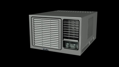 3d climatisation fenêtre type 3 Conditionneur équipement électronique machinerie outil air conditionné technologie maison 3d print model - Mito3D
