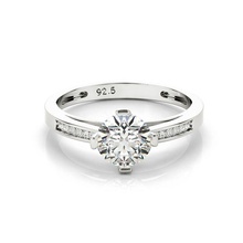 3d cad Schmuck Design Meerjungfrau Engagement Ring 3dm Datei Mode Diamant Ringe 3d print model - Mito3D