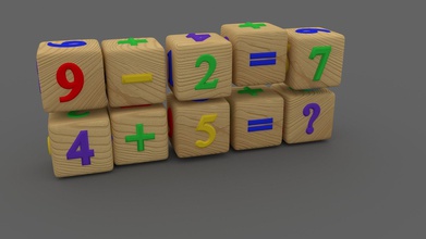3d cubes mathematics games-toys toy toys print wood play games 3d print model - Mito3D