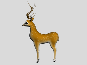 3d-Hirsche Kunst 3d deer Modell 3d-Modell Reh Tier 3d-Tier durchsucht Replikate Skulpturen dae fbx 3d print model - Mito3D