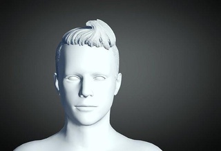 3d cheveux style homme 67 modèle coiffure masculin visage tête coiffeur beauté 3dprint personnage mode coupe raser salon 3d print model - Mito3D