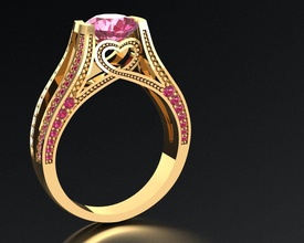 3d gioielleria squillare lusso platino royalty splendente argento diamante stampabile gemma sterlina moda rolex brillante oro bellezza anelli 3d print model - Mito3D