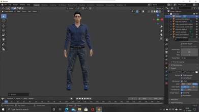 3d erkek model vücut normal aynasal Sanat 3d print model - Mito3D