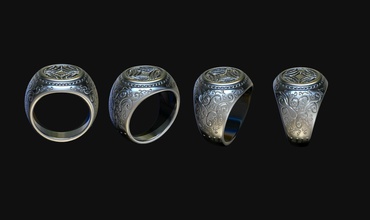 3d male ring printing - jewelery jewelry luxury steel shining printable 3djewelery metallic silver design rings 3d print model - Mito3D