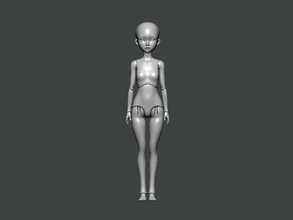 3d model anatomy0016 kadın şekil anatomi karakter insan vücut bilim baş erkek tıbbi kafatası omurga hayvan iskelet kişi hastane göz doktor sanat 3d print model - Mito3D