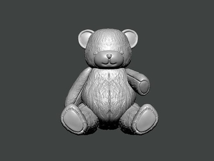3d model character0055 teddy bär charakter frau karikatur körper mädchen weiblich zahl kopf männlich gesicht lego figur person haar statue kunst 3d print model - Mito3D