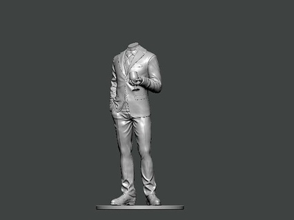 3d model clothes0001 uomo arte statua ritratto corpo carattere uomini testa mano piede figura galleria arte galleria carattere galleria uomo corpo statua testa 3d print model - Mito3D