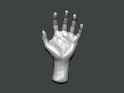 3d model hand0010 mano umano corpo attrezzo anatomia dito braccio sapone fatto dipinto officina arto stampabile arte 3d print model - Mito3D