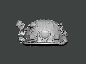 3d model-helmet0001 space helmet illustration science technology exploration spacecraft protection vehicle retro old isolated scientific chemistry cytoplasm armour starcraft white background art 3d print model - Mito3D