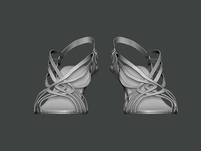 3d model shoes0022 paar of hochhackig schuhe schuh mode frau kleidung schönheit tragen schuhwerk fuß keuchen laufen körper männer sweatshirt brillen sonnenbrille hemd sandale joggen patent kunst 3d print model - Mito3D