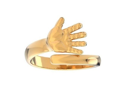 3d model baby hand shaped ring mothers pregnant women moms rings jewelry modeling creative design rapid rendering animation fashion 3d print model - Mito3D