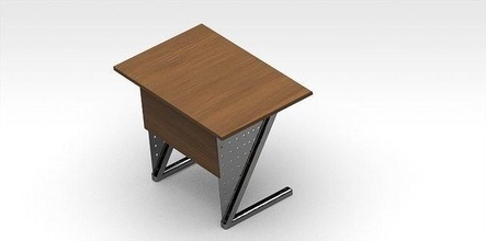 3d model table design desk business wood furniture family writing office furnishing seating pen contemporary advertising presentation isolated interior body suburban template house 3d print model - Mito3D