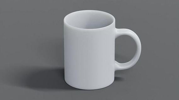 3d tazza porcellana Stampa realistico stoviglie tè caffè miscelatore cicli design repliche stampabile bevanda cucina cenare Casa casalinghi 3d print model - Mito3D