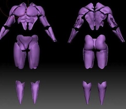 3d stampa modello muscolo eroe completo uomo stile b cosplay tuta muscolare definizione supereroe ragno costume passatempo fai 3d print model - Mito3D