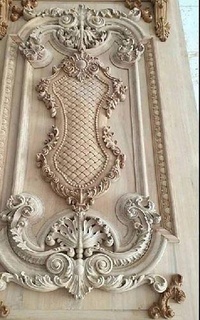 3d neoclásico puerta cnc decoración Arte tallado mueble ornamento arquitectónico interior clásico moldura joyería joya madera esculturas 3d print model - Mito3D