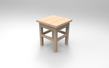 3d old chair house print furniture 3d print model - Mito3D