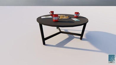 3d orta merso masasi mobilya masa ahsap tasarim mimari ev oda salon mese renk malzeme sobet materyal odun sanat marangoz hause google house furniture 3d print model - Mito3D