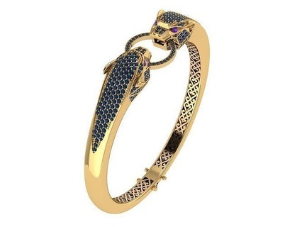3d ozel bilezik jewelry elegant fashion precious gold printable design bracelets 3d print model - Mito3D