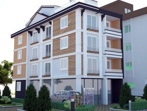 3d perfekt modellieren Wohnung Haus apartments Breg die Modellierung vray render außen historische Industrie öffentlichkeit Straße Halle office - Zubehör 3d print model - Mito3D