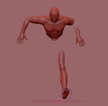 3d impressão escultura força corpo saúde arte esculturas 3d print model - Mito3D
