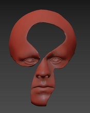 3d impressão cabeça personagem anatomia conceptual arte esculturas 3d print model - Mito3D