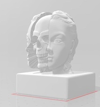 3d drucken Skulptur Statue Kopf Kunst Frau Dekor Körper vergeben Skulpturen 3d print model - Mito3D