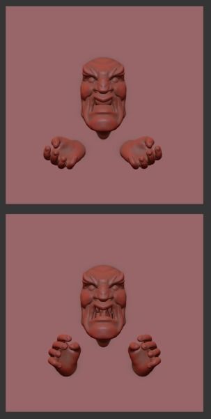 3d yazdır kızgın duvar heykel dekor sanat şekil heykeller 3D print model - Mito3D